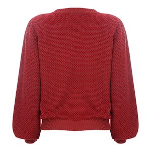 Tricô A Niemeyer Vermelho e Vinho