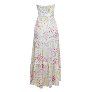 Vestido Iorane Creme e Estampa Floral