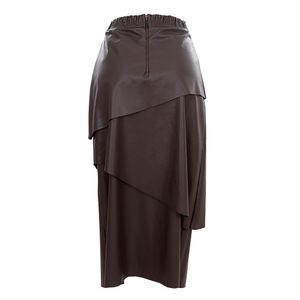 Saia A Niemeyer Camadas Marrom