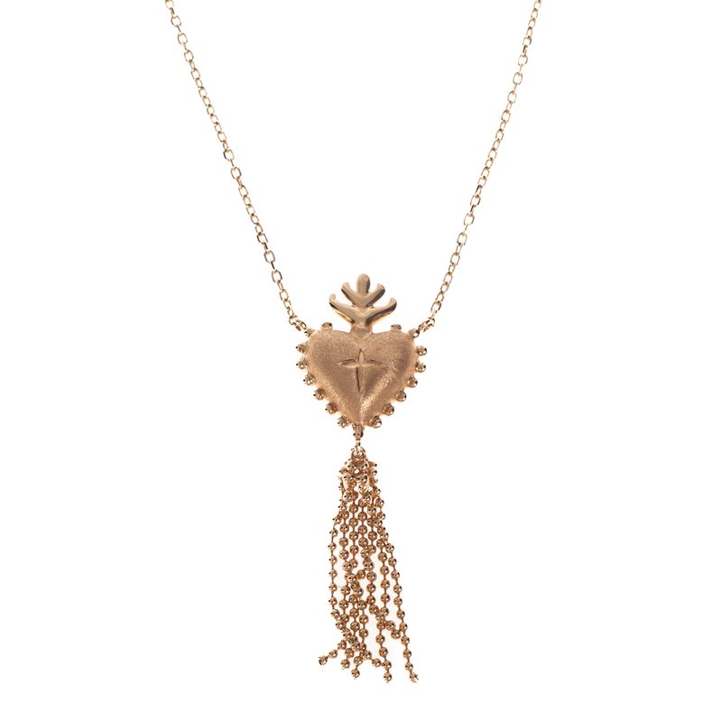 Colar-Carla-Amorim-Coracao-de-Agua-Benta-Ouro-Rosa