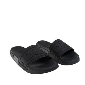 Chinelo Dolce & Gabbana Borracha Preto