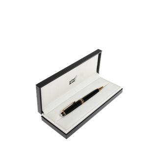 Caneta Montblanc Esferográfica Meisterstück Classique Preta