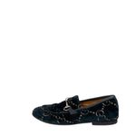 Mocassim-Gucci-Infantil-GG-Supreme-Veludo-Azul