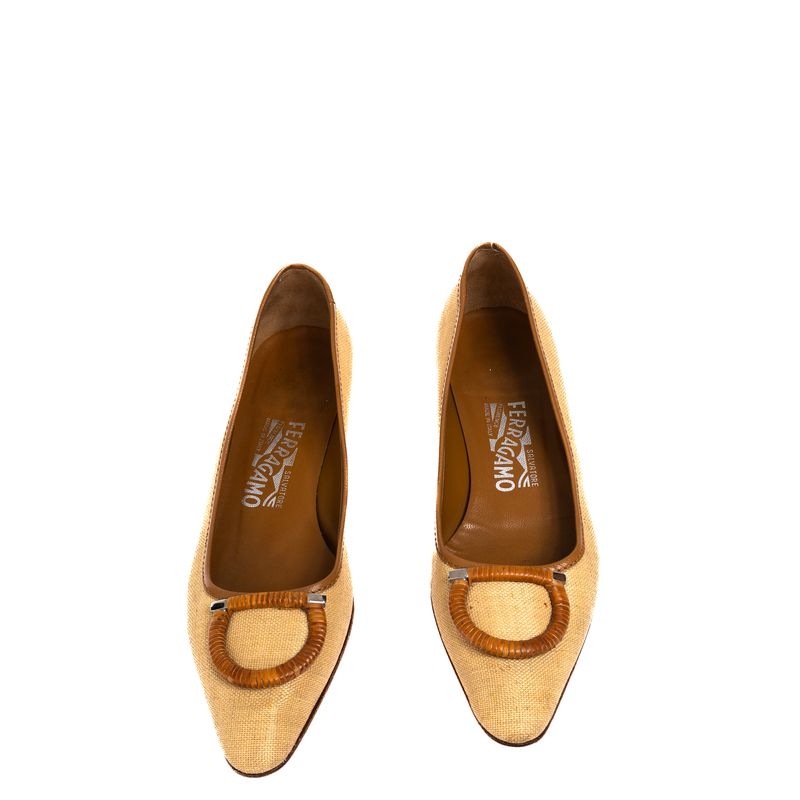 Sapato-Salvatore-Ferragamo-Palha-Bege