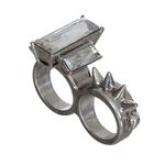 Anel-Alexander-McQueen-Prateado-