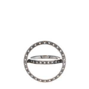 Anel Jack Vartanian Avantgarde Ouro Branco com Ródio e Diamante