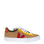 Tenis-Vert-Camurca-Marrom-Vermelho-e-Amarelo