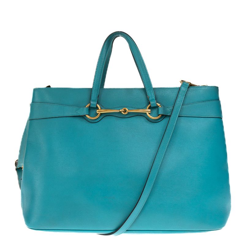 Bolsa-Gucci-Horsebit-Tote-Azul