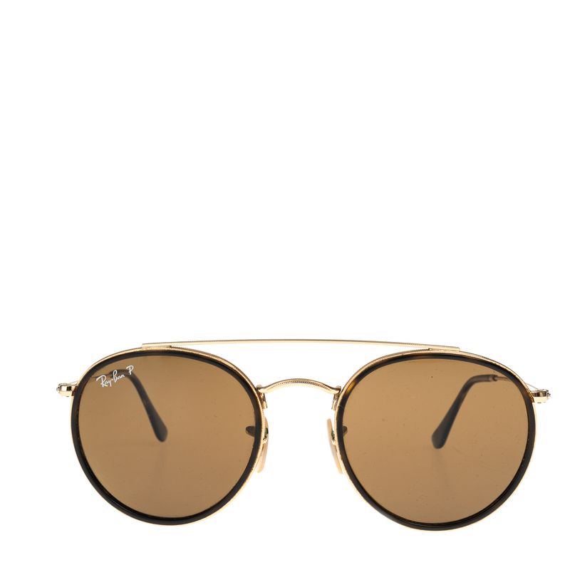 Oculos-Ray-Ban-Round-Marrom