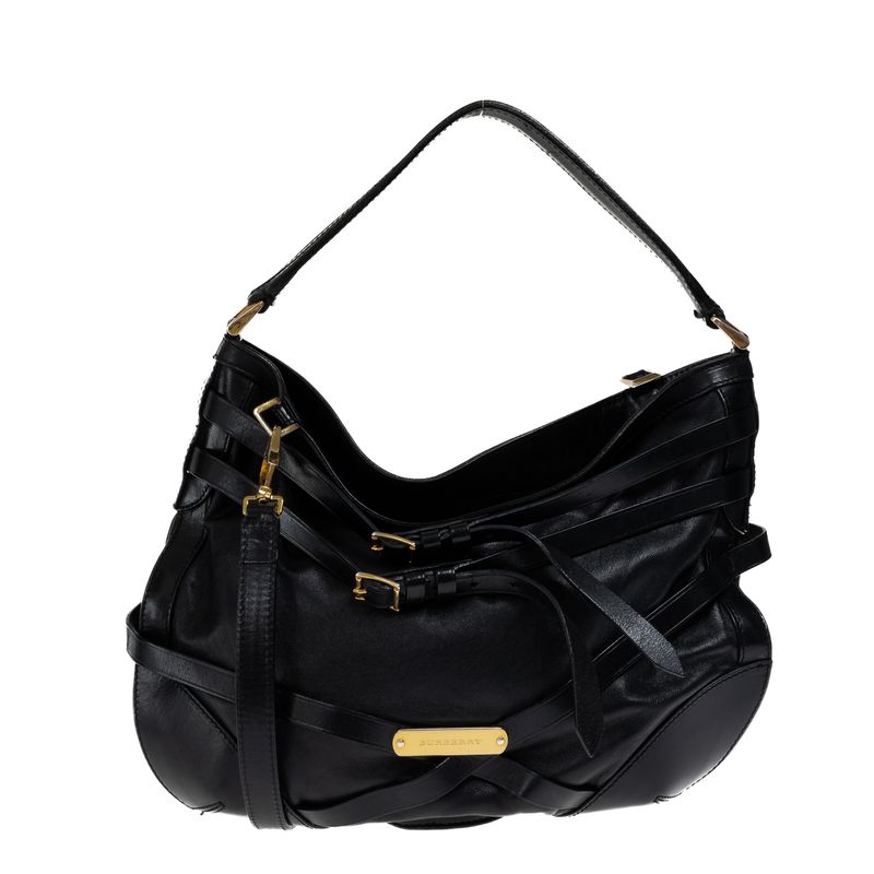 Bolsa-Burberry-Lynher-Bridle-Tote-Couro-Preta