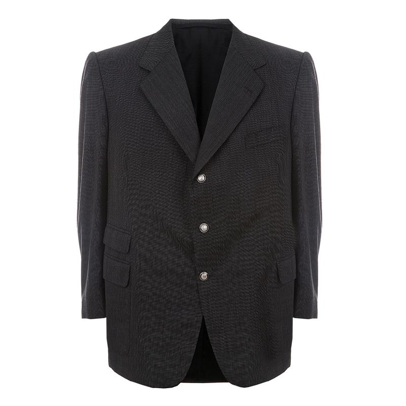 Blazer-Vintage-Cinza-Escuro-e-Botoes