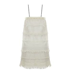 Vestido Chanel Tweed Preto e Creme