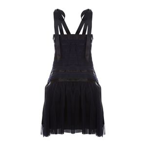 Vestido Chanel Tule Azul e Preto
