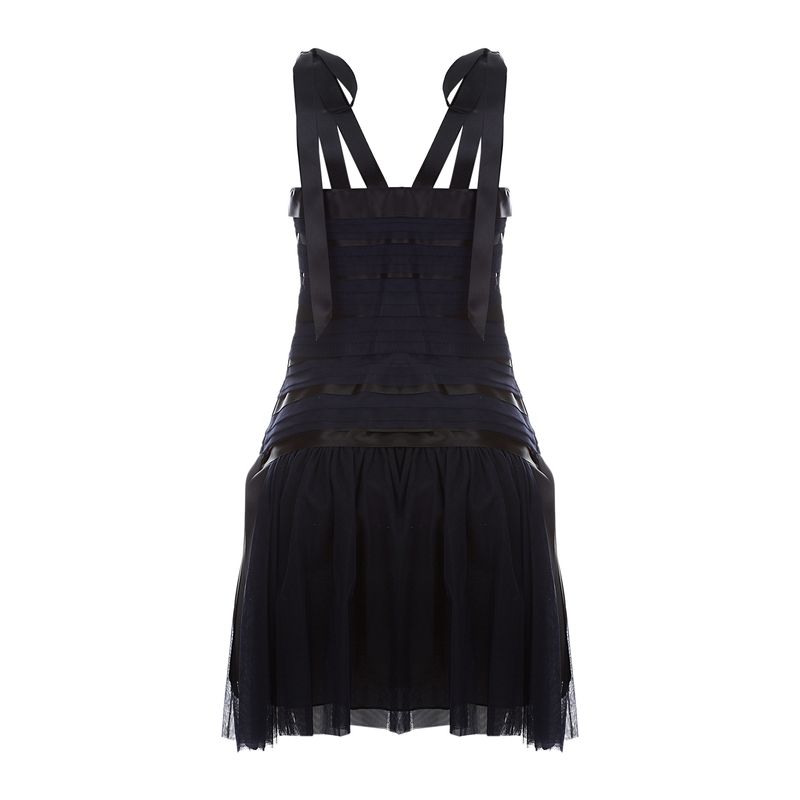 Vestido-Chanel-Tule-Azul-e-Preto