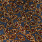 Gravata-Vintage-Seda-Azul-Estampada