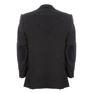 Blazer Vintage Cinza Escuro e Botões