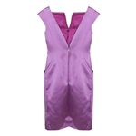 Vestido-Carolina-Herrera-Liso-Roxo