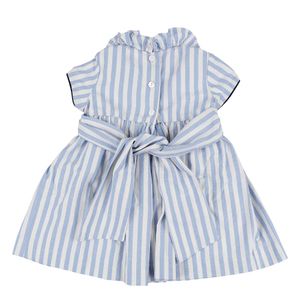 Vestido Pepa London Azul, Branco e Botões