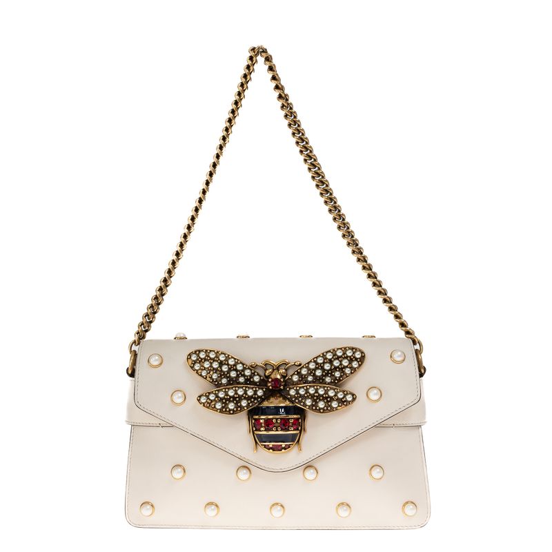 Bolsa-Gucci-Broadway-Bee-Branca