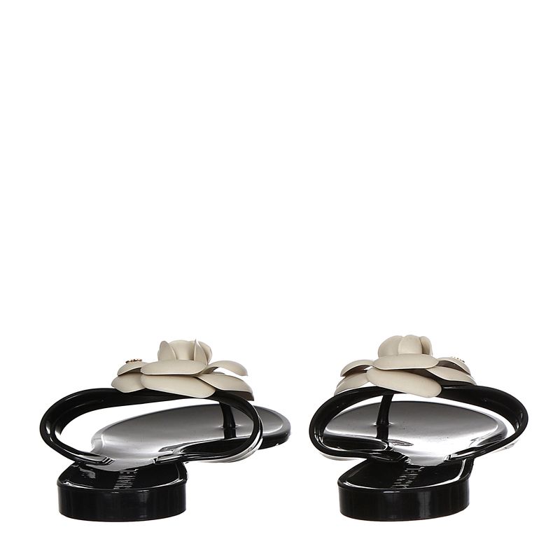 Rasteira-Chanel-Camelia-Branca