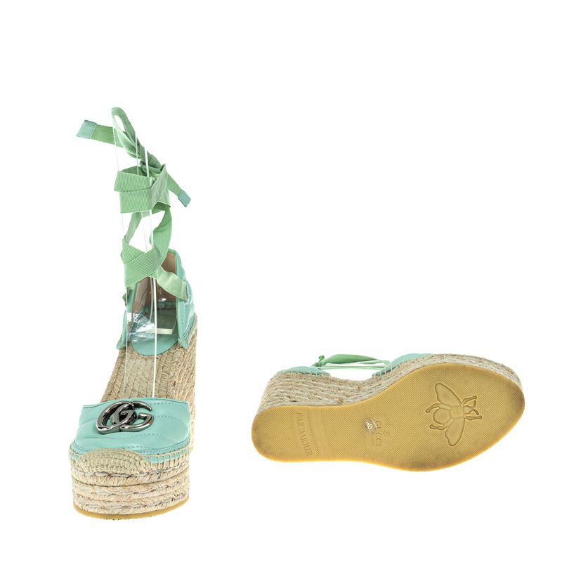 Sandalia-Gucci-Marmont-Anabela-Espadrille-Verde