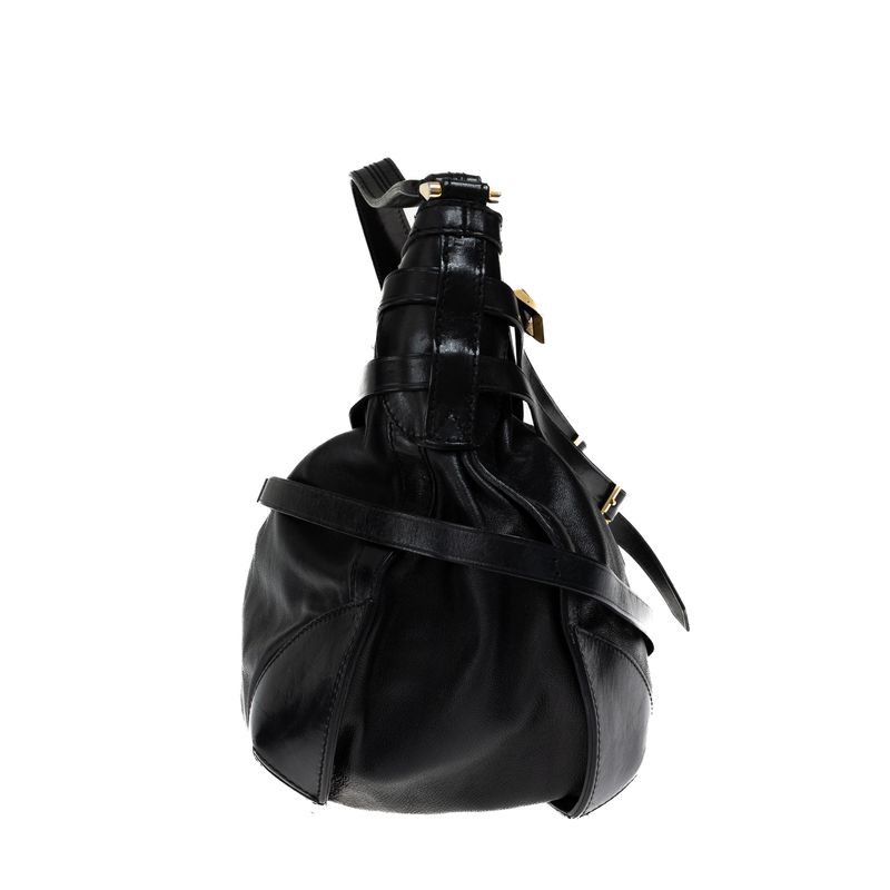 Bolsa-Burberry-Lynher-Bridle-Tote-Couro-Preta