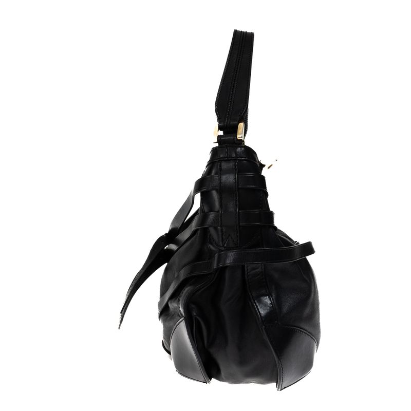 Bolsa-Burberry-Lynher-Bridle-Tote-Couro-Preta