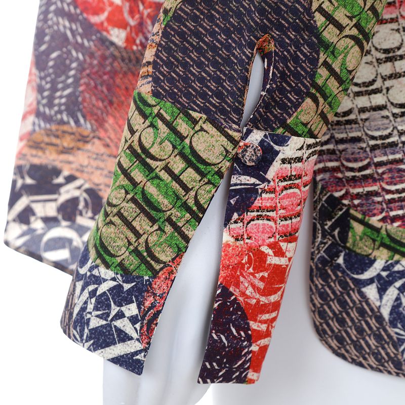 Blusa-Carolina-Herrera-Seda-Estampada