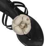 Rasteira-Chanel-Camelia-Branca