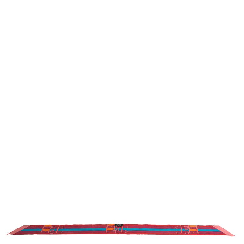 Lenco-Hermes-Twilly-Cavalos-Laranja-e-Vermelho