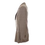 Blazer-Vintage-Xadrez-Bege