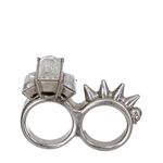 Anel-Alexander-McQueen-Prateado-