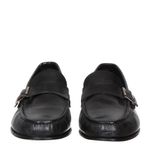 Mocassim-Couro-Preto-e-Fivela-Prateada