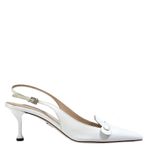 Scarpin-Prada-Slingback-Couro-Branco