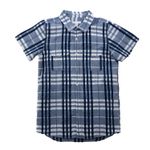 Camisa-Burberry-Infantil-Housecheck-Azul