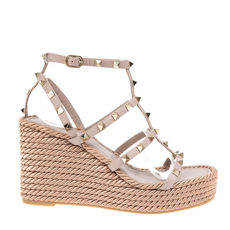 Sandalia-Valentino-Garavani-Anabela-Rockstud-Bege