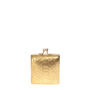 Bolsa Mara Mac Clutch Texturizada Dourada
