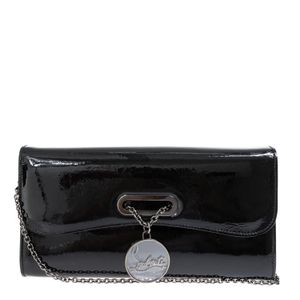 Bolsa Christian Louboutin Riviera Verniz Preta