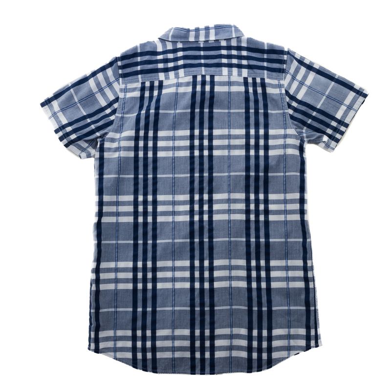 Camisa-Burberry-Infantil-Housecheck-Azul