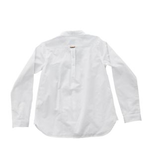 Camisa Burberry Infantil Branco e Housecheck
