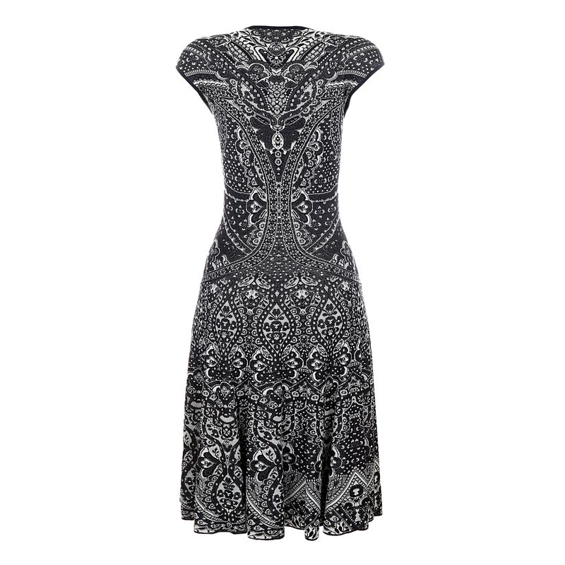Vestido-Alexander-McQueen-Bicolor-