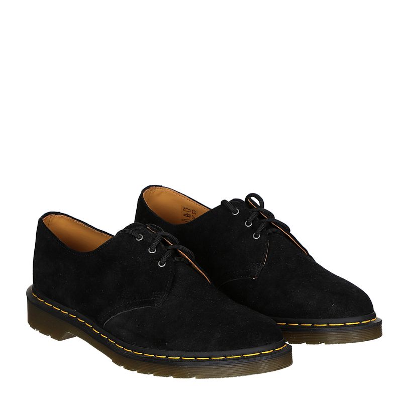 Sapato-Dr-Martens-Amarracao-Camurca-Preto