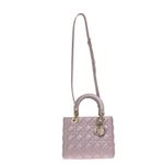 Bolsa-Christian-Dior-Lady-Dior-Media-Rosa-Perolado