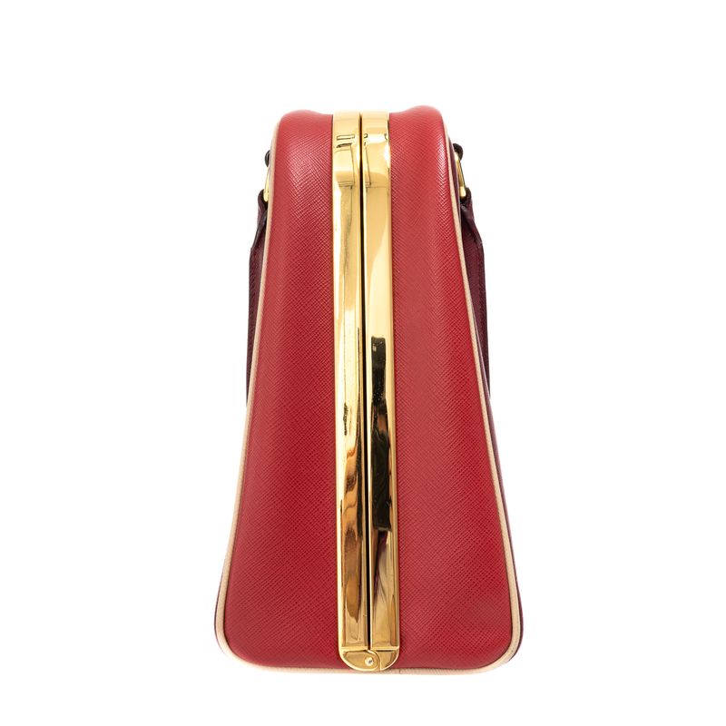 Bolsa-Prada-Pyramid-Frame-Saffiano-Vermelho