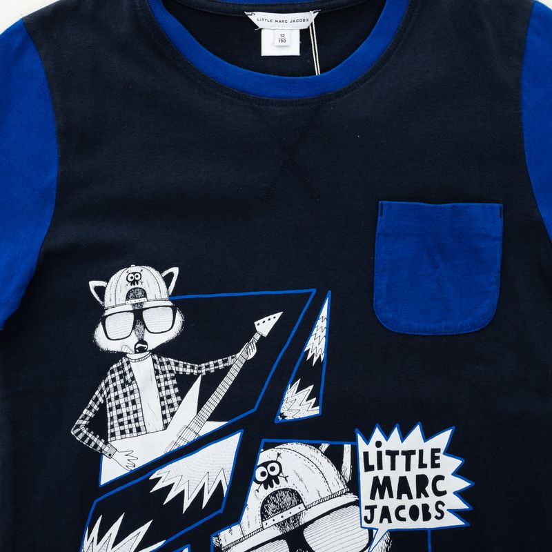 Camiseta-Little-Marc-Jacobs-Azul