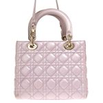 Bolsa-Christian-Dior-Lady-Dior-Media-Rosa-Perolado