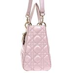 Bolsa-Christian-Dior-Lady-Dior-Media-Rosa-Perolado
