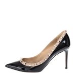Scarpin-Valentino-Garavani-Rockstud-Verniz-Preto