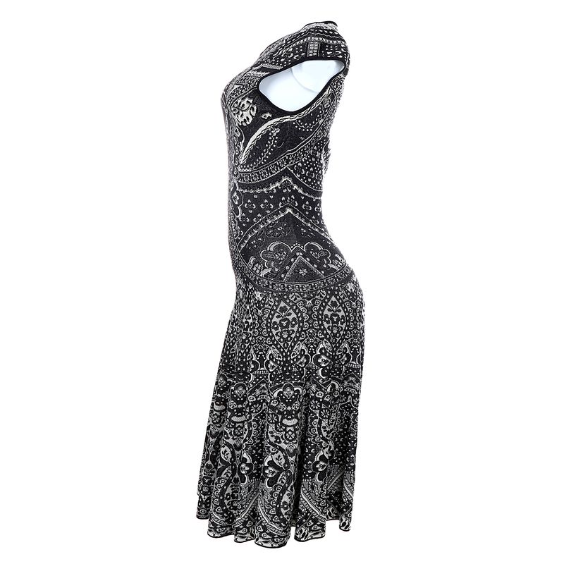 Vestido-Alexander-McQueen-Bicolor-