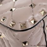 Bolsa-Valentino-Garavani-Rockstud-Spike-Couro-Bege
